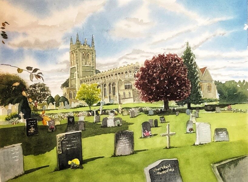 Holy Trinity Church, Long Melford by Julie Iveson